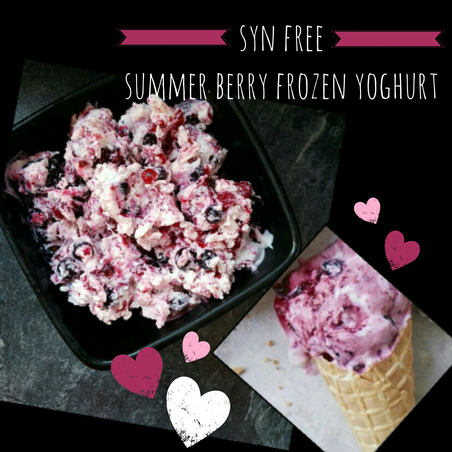 Syn Free Summer Berry Frozen Yoghurt
